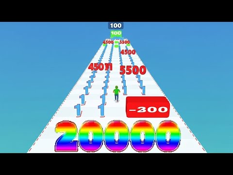 NUMBER MASTER: Number Run & Merge Master Game Part  2 - Gameplay Walkthrough Android iOS 