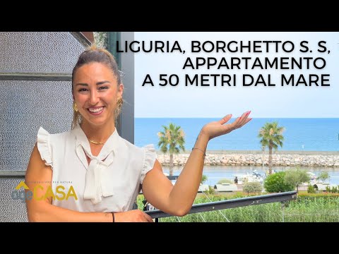 TRILOCALE VISTA MARE IN VENDITA AL CONFINE CON LOANO