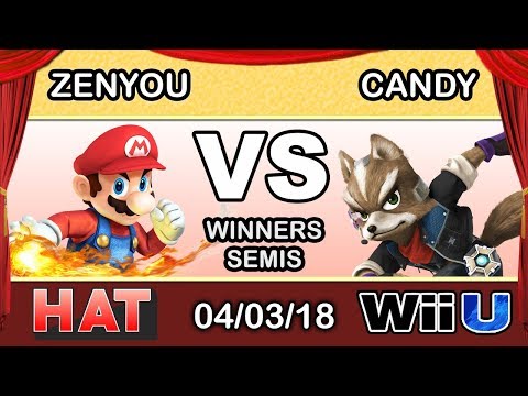 HAT 16 -  eM | Zenyou (Mario) Vs. Candy (Fox) Winners Semis - Smash 4
