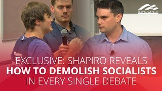 EXCLUSIVE: Shapiro reveals how to DEMOLISH socialists in every single debate
