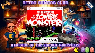 Invasion of the Zombie Monsters | MSX | Classic Retro Shoot ’Em Up! 🧟‍♂️💥| Review & Gamplay