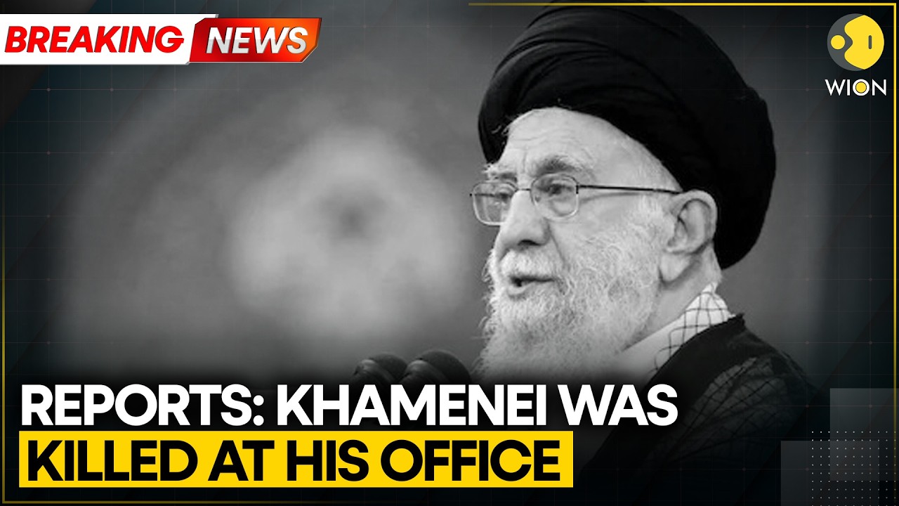 US-Israel Attacks Iran: State TV Confirms Khamenei Died at His Office During Attack | WION Breaking