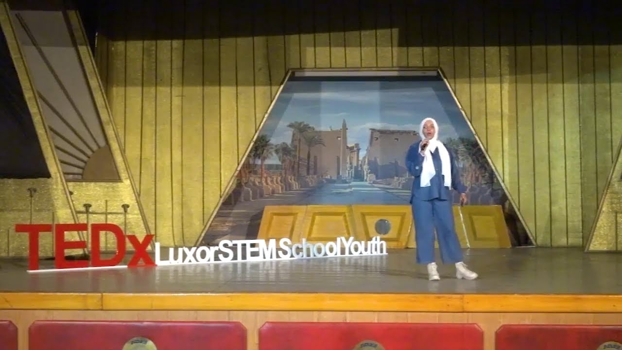 A journey between medicine and graphic design | Salma Shokry | TEDxLuxor STEM School Youth