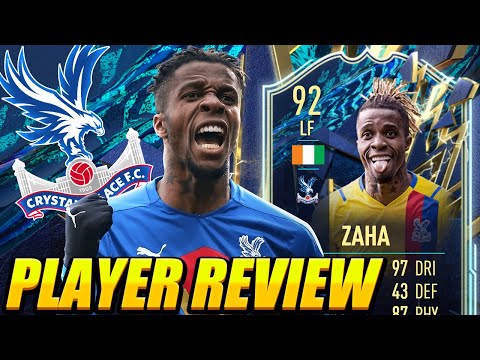 REALLY UNDERRATED! 🔥 92 TOTS ZAHA PLAYER REVIEW! 92 TEAM OF THE SEASON ZAHA REVEIEW! 92 ZAHA REVIEW