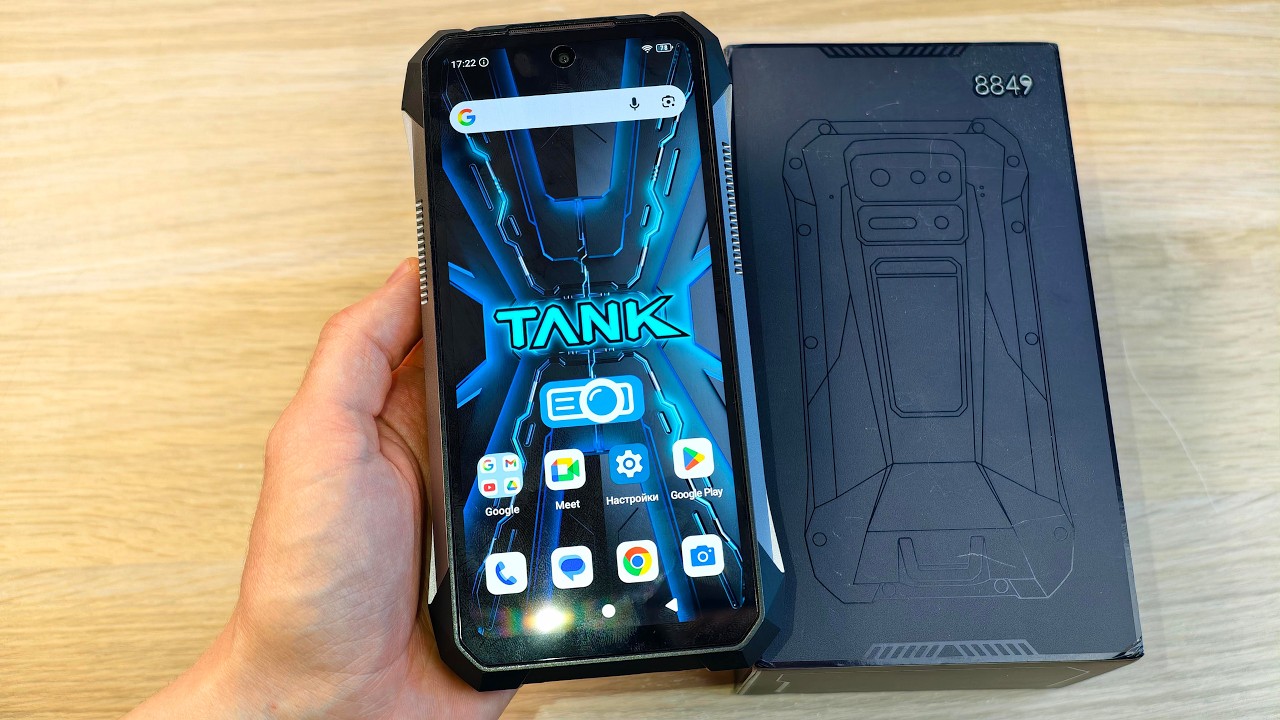 UNIHERTZ 8849 TANK X - ТЕЛЕФОН СО ВСТРОЕННЫМ ПРОЕКТОРОМ И МОЩНОЙ ЛАМПОЙ!