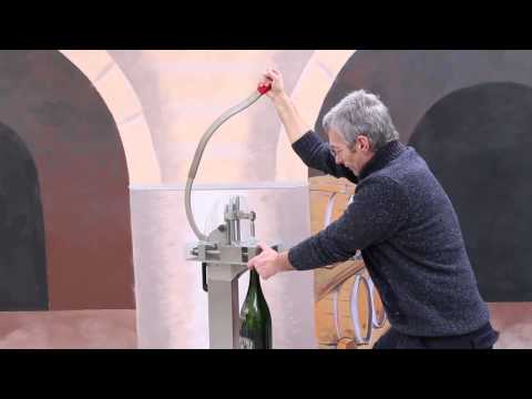 Boucheuse manuelle inox pour vin et champagne de 75 cl à 12 l ref. : cavbgmin_4