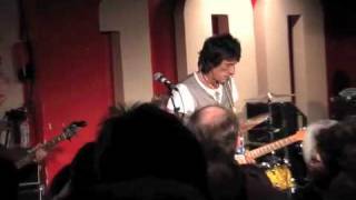 Ronnie Wood, Mick Taylor and Stephen Dale Petit at the 100 Club