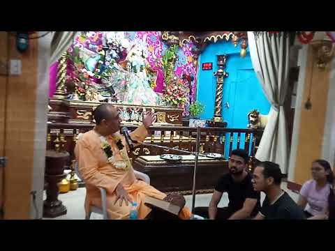 Saturday program class by HG Gokuleshwar Das --May 27,2023