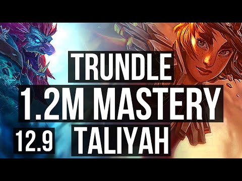 TRUNDLE vs TALIYAH (JNG) (DEFEAT) | 900+ games, 1.2M mastery | EUW Diamond | 12.9