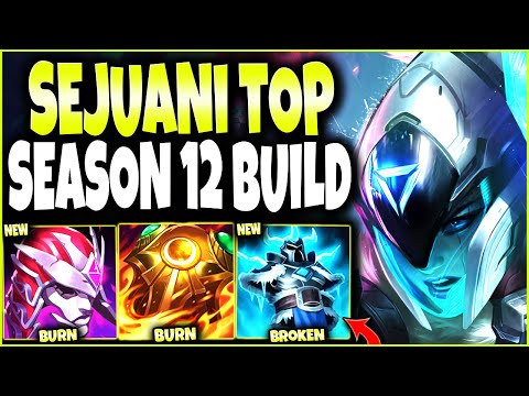 Our Season 12 Sejuani Top now got OP Double BURN and SHIELDS 🔥 LoL Sejuani Preseason 2022 Gameplay