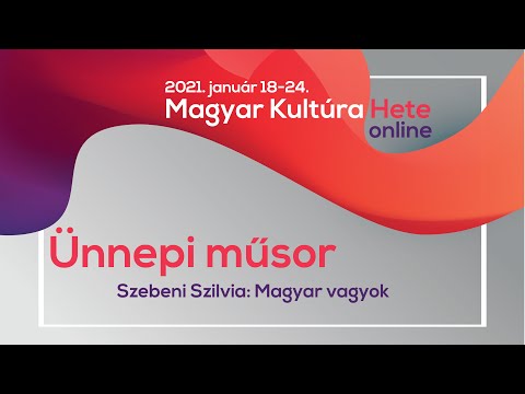 Szebeni Szilvia: Magyar vagyok (Magyar Kultúra Napja 2021. - Cegléd)