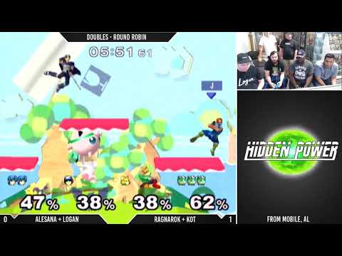 Hidden Power (June 2018): Melee Doubles RR - Logan + Alesana (Blue) vs. Ragnarock + Kot (Green)