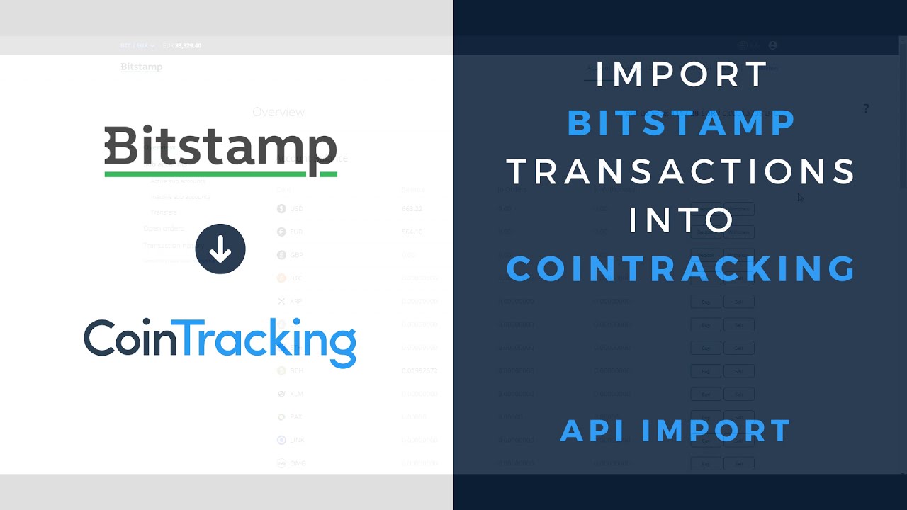 How to export Bitstamp transactions and import into CoinTracking