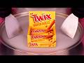 Massive TWIX Wafer Rolls Turned Into Ice Cream Rolls Delicious Satisfying Chocolate Caramel ASMR