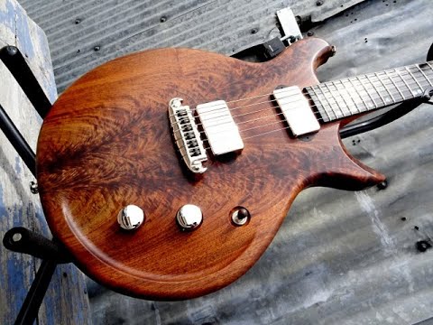 Rukavina Double Cutaway Guitar - Bookmatched Black Walnut image 22