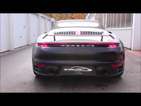speedART Sport-Klappenauspuff für / sport exhaust with valves for Porsche 992 Carrera /S
