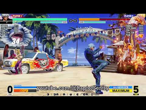 KOF XV K' Stun TOD 100% 97 Hit Fullscreen Combo (Exclusive NEW Finisher)