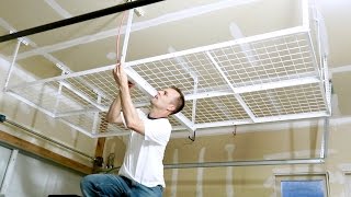How to install a Overhead Garage Storage Rack - CE