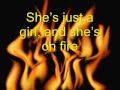 Alicia Keys ft Nicki Minaj- Girl On Fire Lyrics ...