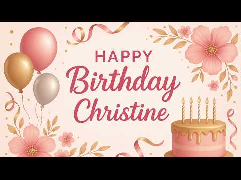 Christine: Happy Birthday Song for Christine