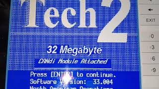 Diagnosis EVAP issues with TECH2