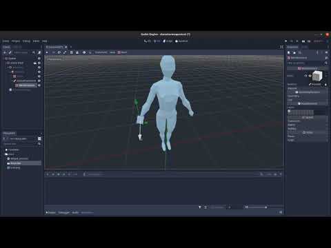 Godot Quick Tip - How to attach weapons and armor to a character
