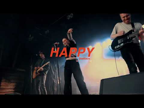 Sløtface - HAPPY (Official Live/Lyric Video)