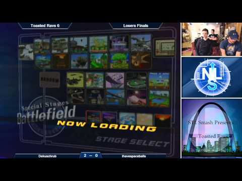 Toasted Ravs Melee Singles Losers Finals: Dekuschrub (Fox) Vs. ihavespaceballs (Samus)