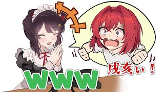 【手描き切り抜き】戌亥の94.1万人耐久に現れた音のなるおもちゃ(同期)【戌亥とこ/アンジュ・カトリーナ/倉持めると/にじさんじ】