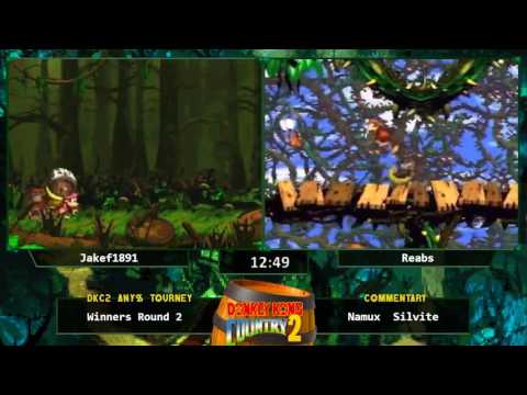 JakeF1891 vs Reabs - Donkey Kong Country 2 Any% Tournament 2016