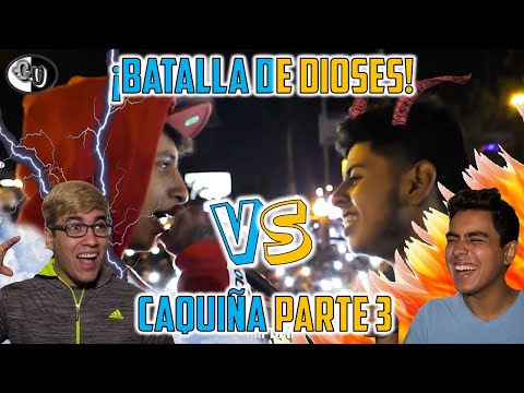 !REACCION A CAQUIÑA PARTE 3! DIOS CAQUIÑA VS DIOS GASPER! 😱😱*SI TE RIES PIERDES! FT LOKO, ZIKA