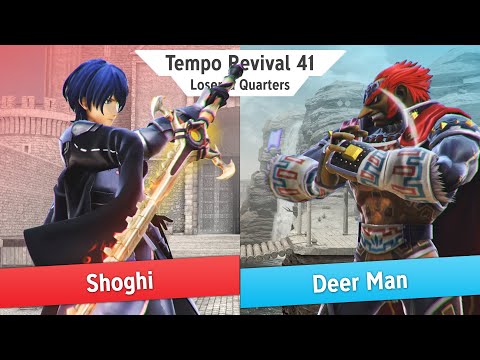 Tempo Revival 41 - Shoghi (Byleth) Vs. Deer Man (Steve, Ganondorf) - Losers Quarters - SSBU