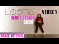 CHUU - HEART ATTACK DANCE TUTORIAL (Mirrored & Explanation) VERSE 1