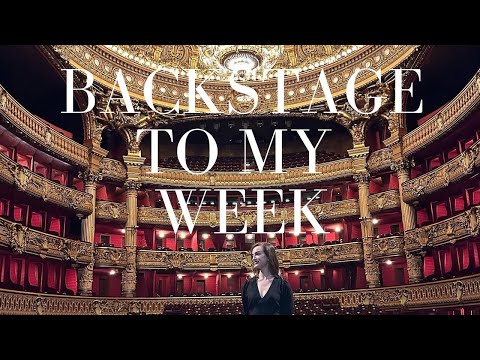 backstage to my week