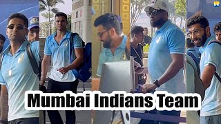 Mumbai Indians Leaves Mumbai after Losing with CSK | Rohit, Pollard, Bumrah, Suryakumar | IPL 2024