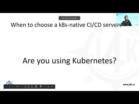 J4K 2020 - Oct 13-14 - Dewan Ahmed - K8s-native or not? When to ditch your traditional CI/CD server?