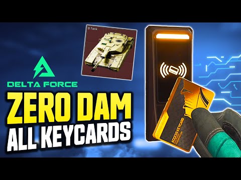 Zero Dam ALL Keycards Guide // Delta Force Operations Best Keycards