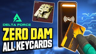 Zero Dam ALL Keycards Guide // Delta Force Operations Best Keycards