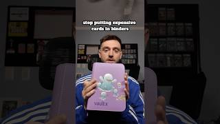 Stop putting expensive cards in your binders 🤦♂️ #shorts