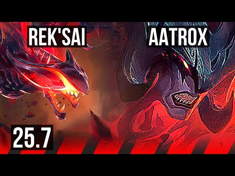 REK'SAI vs AATROX (TOP) | KR Master | 25.7