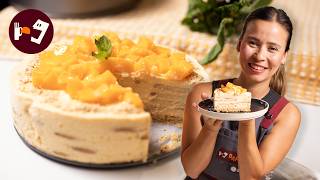 Carlota de melocotón, la tarta fría perfecta (sin horno) para el verano