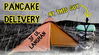 Pancake Delivery In The Wild  - Solo Winter Wild Camp - 3F UL Lanshan 1