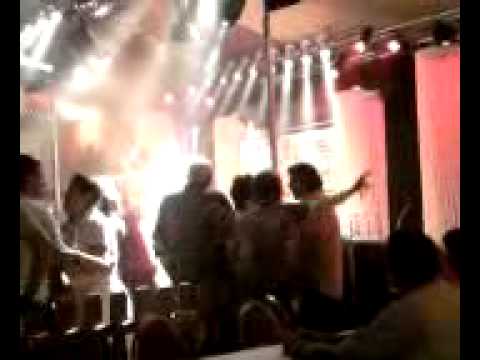 stoppelmarkt 2009   Die schlagerpolizei in grieshops zelt