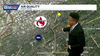 Smoke lingers in the Birmingham metro, as Alabama's weather forecast turns cooler for Halloween n...