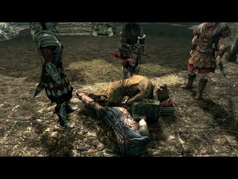 When Alduin doesn't show up to save the dragonborn