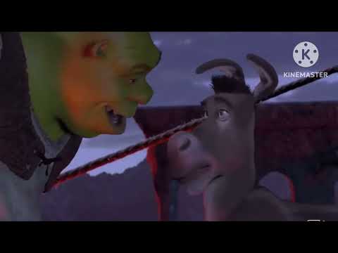 Shrek (2001) Dragon Chase Scene