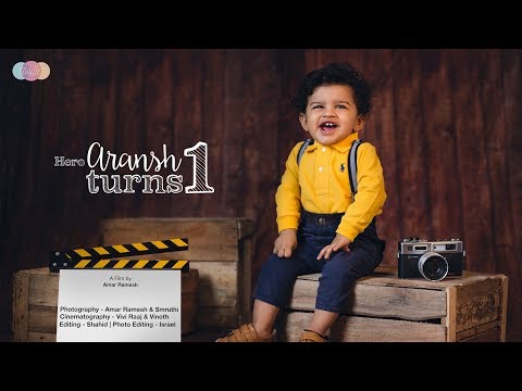 Aransh 1st Birthday  Teaser - Dil raju - Toodle Kids Photography