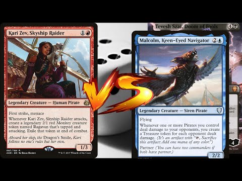 Kari Zev VS Tevesh Malcolm - MTG EDH Duel Commander Cartes Magic