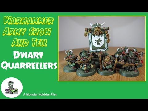 Age Of Sigmar Battlefield Show And Tell - The Dwarf Quarrellers Of Queen Helgar's Army