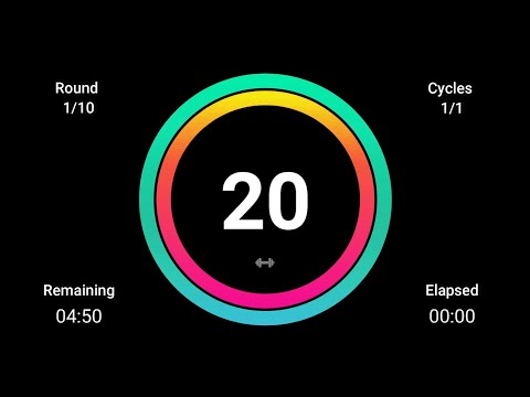Tabata Timer 20/10 - HIIT Timer 20/10 - Interval Timer 20/10
